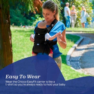 Chicco Easy Fit Baby Carrier 0-9kg, Black Night - view 5